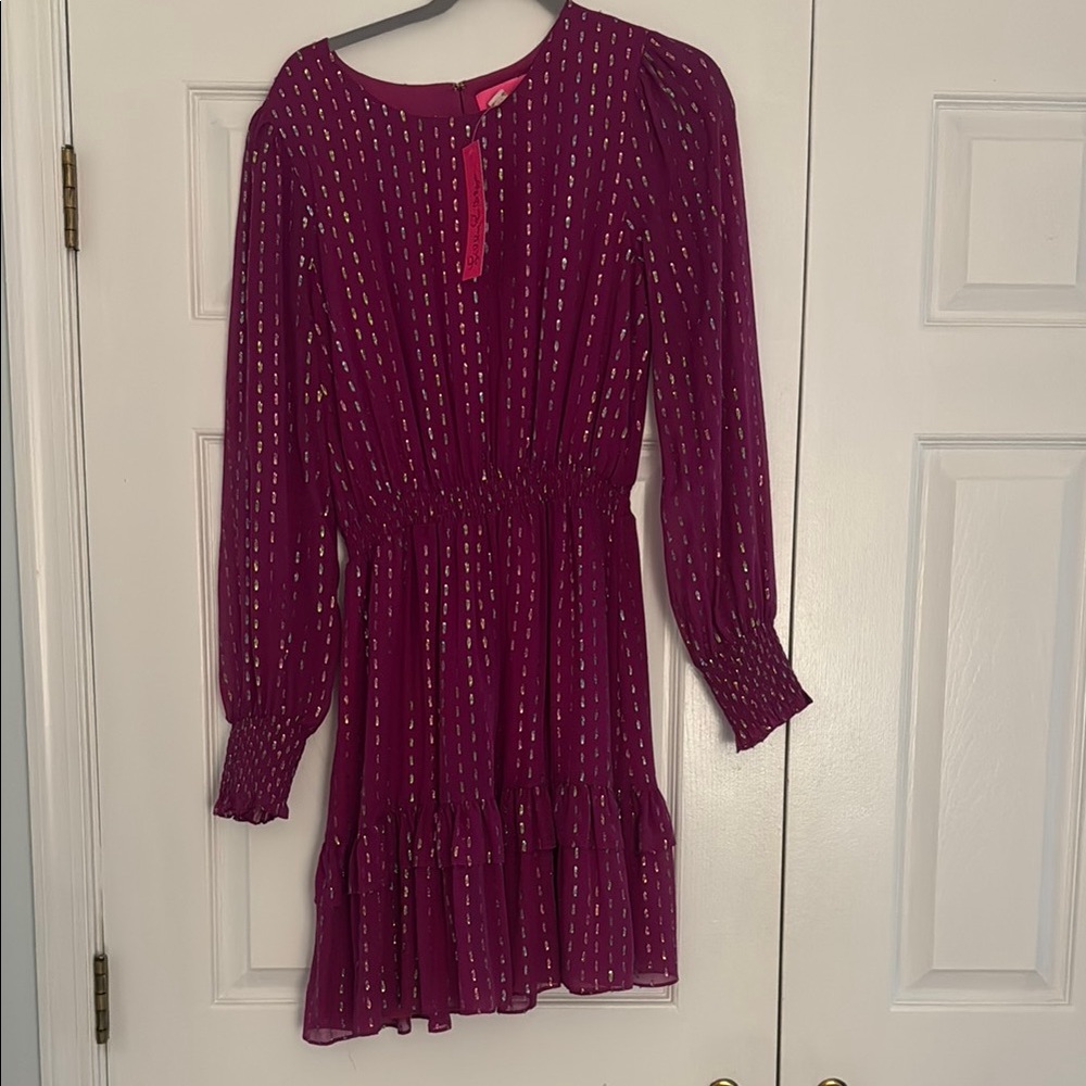 NWT Lilly Pulitzer Dotti Ruffle Dress